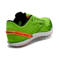 BROOKS Unisex Draft XC Spike - Green Grecko/Red Orange/White- Regular (D) -Sports Store 100039 308 H Draft XC
