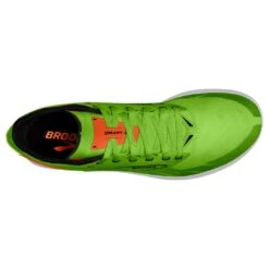 BROOKS Unisex Draft XC Spike - Green Grecko/Red Orange/White- Regular (D) -Sports Store 100039 308 O Draft XC