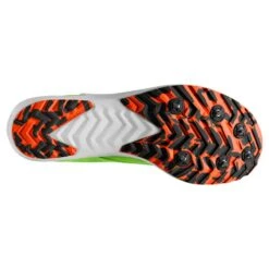 BROOKS Unisex Draft XC Spike - Green Grecko/Red Orange/White- Regular (D) -Sports Store 100039 308 S Draft XC