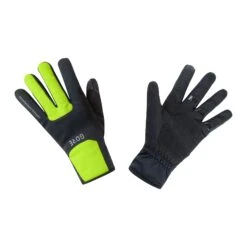 Gore Wear Men's GORE® Windstopper® Thermo Gloves - Black/Neon Yellow