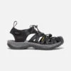 Keen Women's Whisper Sandal - Black/Magnet- Regular (B) -Sports Store 1018227 P PDP
