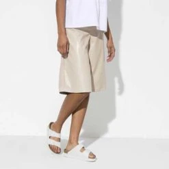 Birkenstock Arizona Platform Vegan - White- Medium/Narrow 12 Birkenstock Arizona Platform Vegan - White- Medium/Narrow -Sports Store 1018581 f look f