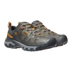 Keen Men's Targhee Vent Trail Shoe - Raven/Bronze Brown - Regular (D) -Sports Store 1020743 PLA large