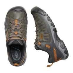 Keen Men's Targhee Vent Trail Shoe - Raven/Bronze Brown - Regular (D) -Sports Store 1020743 PLD large