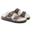 Birkenstock Arizona Shearling Sandal - Habana Natural- Medium/Narrow -Sports Store 1021049 pair