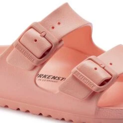 Birkenstock Arizona EVA Sandal - Coral Peach- Medium/Narrow -Sports Store 1022367 detail 1