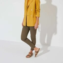 Birkenstock Women's Franca Oiled Leather Sandal - Cognac - Regular/Wide -Sports Store 1024052 f look f