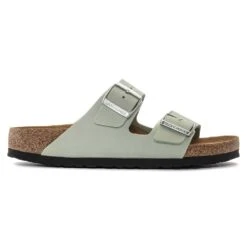 Birkenstock Women's Arizona Nubuck - Matcha- Medium/Narrow -Sports Store 1024116 side