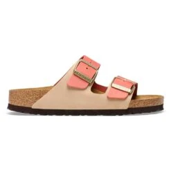 Birkenstock Women's Arizona Nubuck Sandal - Mars/Sandcastle - Regular (B) -Sports Store 1025757 side
