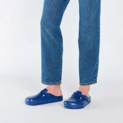 Birkenstock Women's Boston EVA Clog - Navy - Medium/Narrow -Sports Store 1026216 f look m