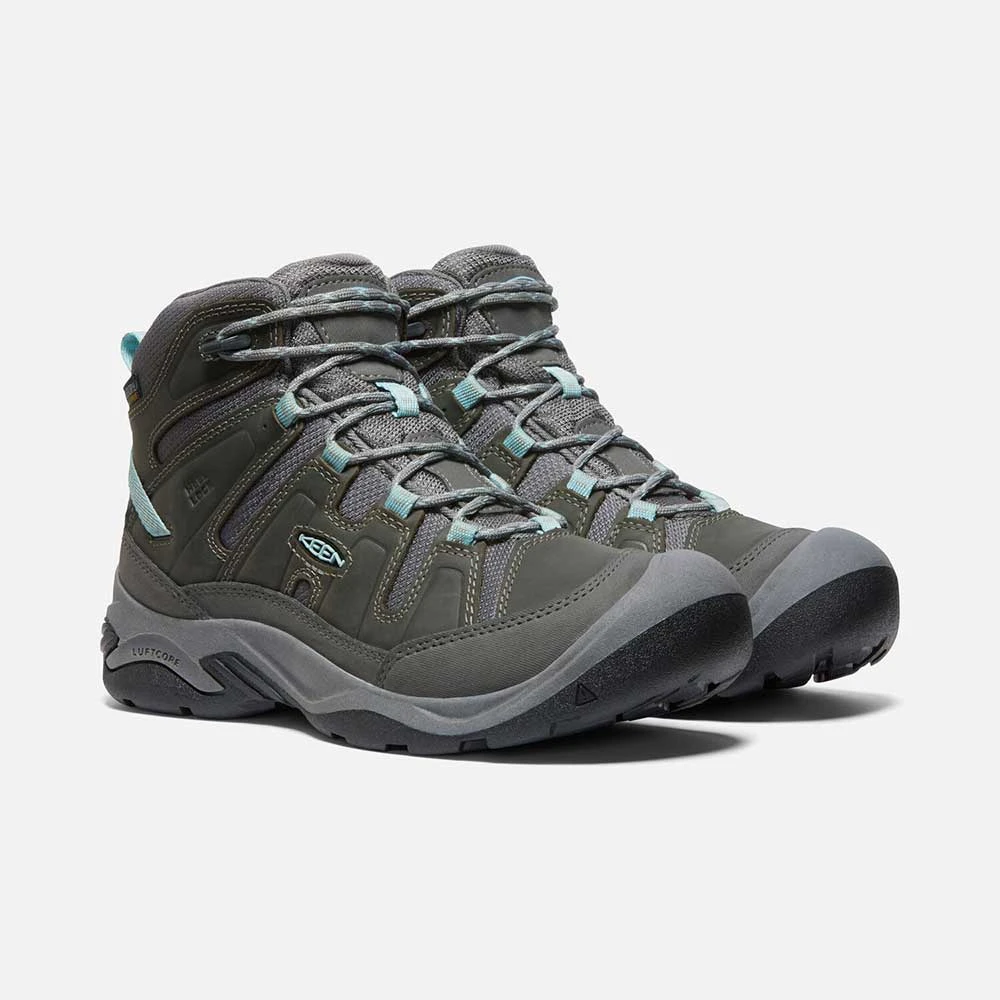 Keen Women's Circadia Mid WP Hiking Boot - Steel Grey/Cloud Blue - Regular (B) 6 Keen Women's Circadia Mid WP Hiking Boot - Steel Grey/Cloud Blue - Regular (B) - Image 4