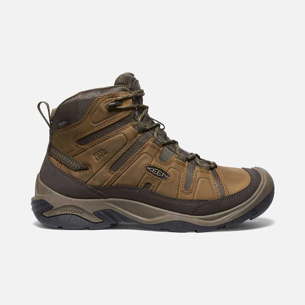 Keen Men's Circadia Mid WP Hiking Boot- Bison/Brindle- Wide (2E) 3 Keen Men's Circadia Mid WP Hiking Boot- Bison/Brindle- Wide (2E)