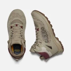 Keen Women's Terradora Flex Mid WP Hiking Boot - Plaza Taupe/Windsor Wine - Regular (B) 12 Keen Women's Terradora Flex Mid WP Hiking Boot - Plaza Taupe/Windsor Wine - Regular (B) -Sports Store 1026878 PLD PDP
