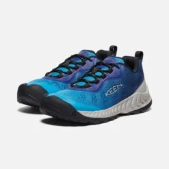 Keen Women's NXIS Speed Hiking Shoe- Fjord Blue/Ombre- Regular (B) -Sports Store 1027201 PLA PDP