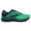 BROOKS Men's Adrenaline GTS 22 Running Shoe- Green/Navy- Regular (D) -Sports Store 110366 362 L Adrenaline GTS 22