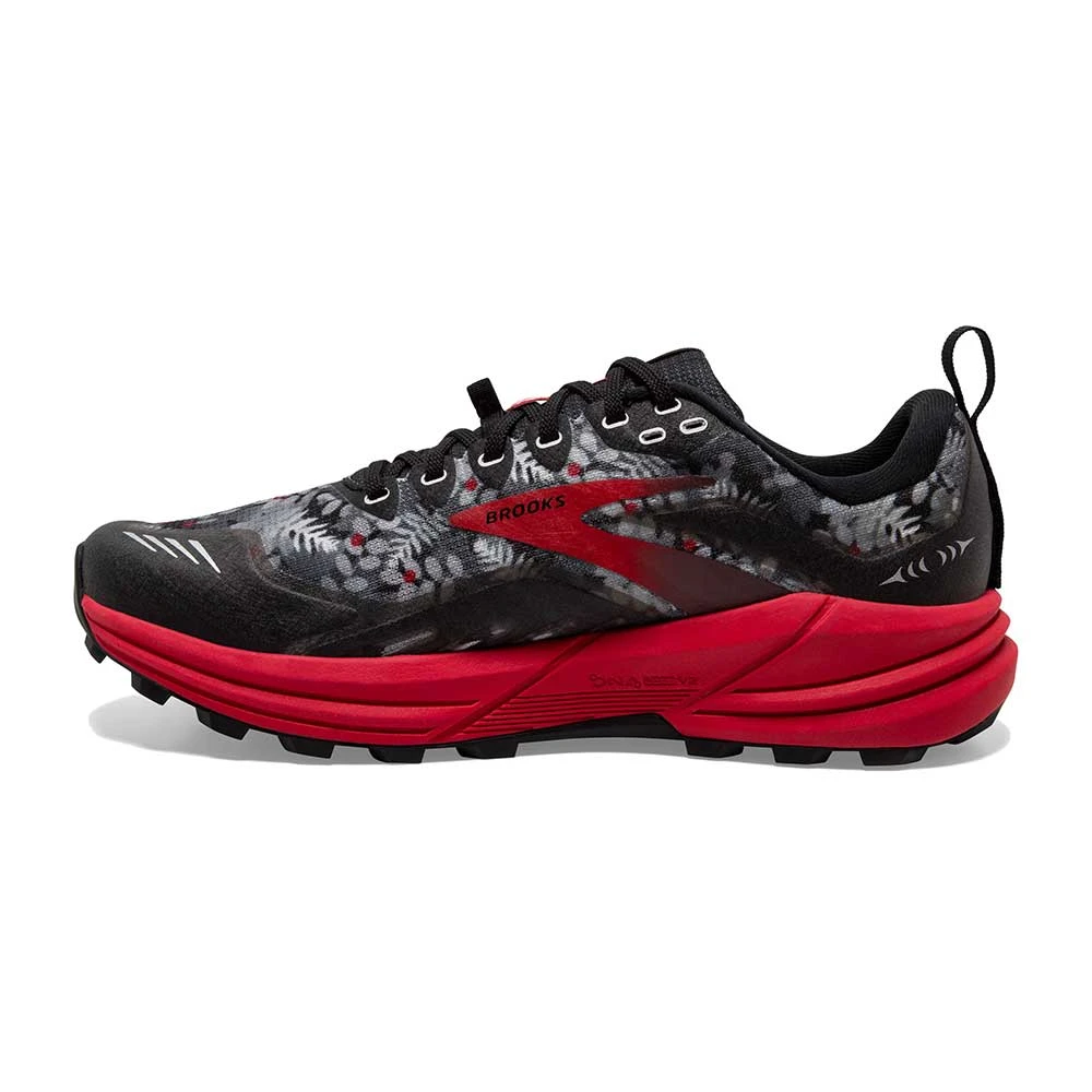 BROOKS Men's Cascadia 16 Trail Running Shoe - Black/Grey/Red - Regular (D) 5 BROOKS Men's Cascadia 16 Trail Running Shoe - Black/Grey/Red - Regular (D) - Image 3