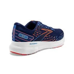 BROOKS Men's Glycerin 20 Running Shoe - Blue Depths/Palace Blue/Orange - Regular (D) -Sports Store 110382 444 H Glycerin 20