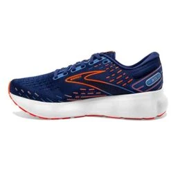 BROOKS Men's Glycerin 20 Running Shoe - Blue Depths/Palace Blue/Orange - Regular (D) -Sports Store 110382 444 M Glycerin 20