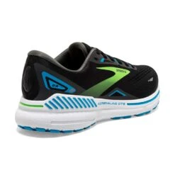 BROOKS Adrenaline GTS 23 (B) - Black/Hawaiian Ocean/Green -Sports Store 110391 006 H Adrenaline GTS 23 1