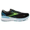 BROOKS Men's Adrenaline GTS 23 Running Shoe - Black/Hawaiian Ocean/Green- Regular (D) 2 BROOKS Men's Adrenaline GTS 23 Running Shoe - Black/Hawaiian Ocean/Green- Regular (D) -Sports Store 110391 006 L Adrenaline GTS 23