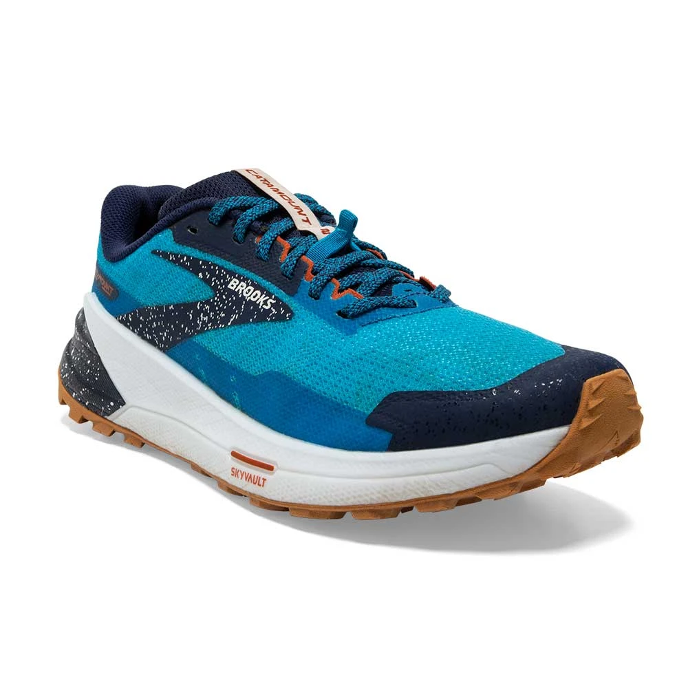 BROOKS Men's Catamount 2 Trail Running Shoe- Peacoat/Atomic Blue/Rooibos - Regular (D) 4 BROOKS Men's Catamount 2 Trail Running Shoe- Peacoat/Atomic Blue/Rooibos - Regular (D) - Image 2