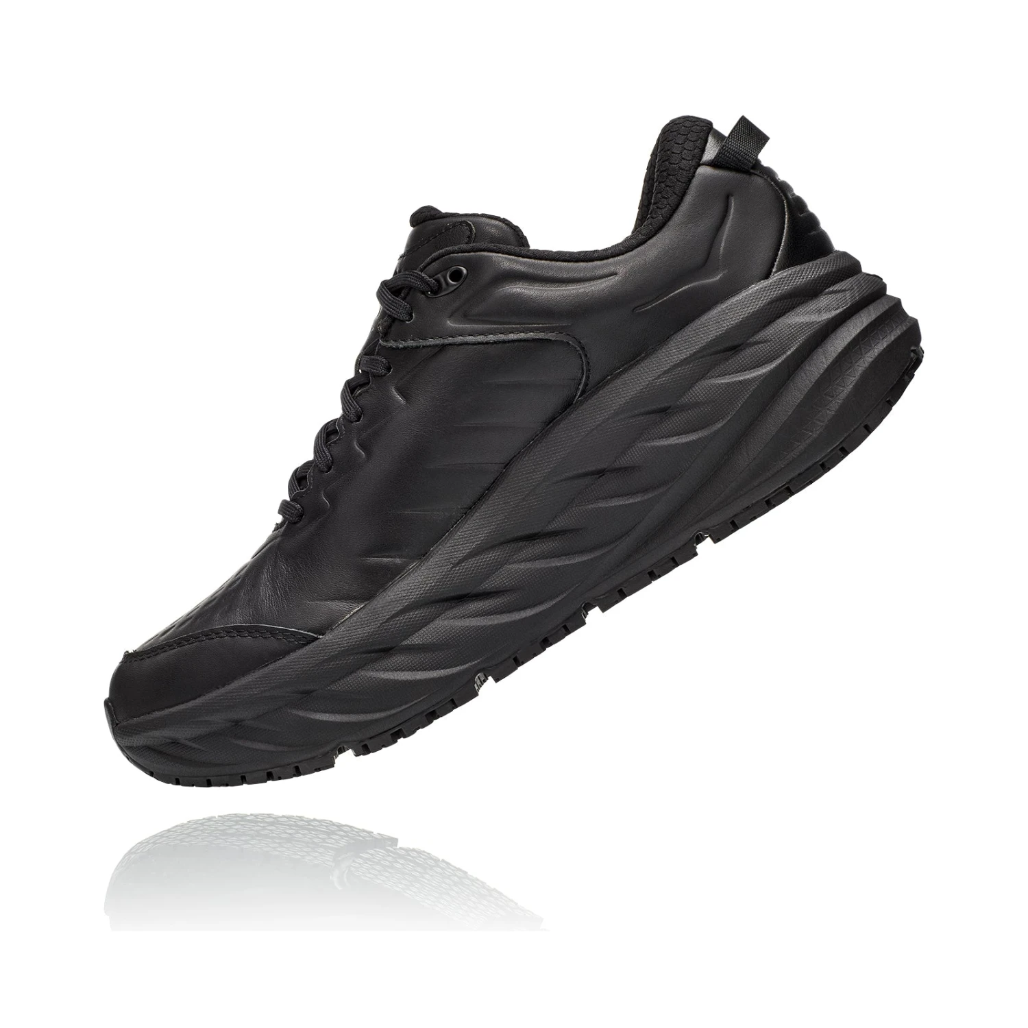 Hoka Men's Bondi SR Running Shoe - Black/Black - Regular (D) 6 Hoka Men's Bondi SR Running Shoe - Black/Black - Regular (D) - Image 4