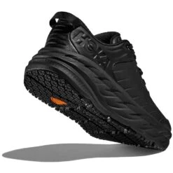 Hoka Women's Bondi SR Wide - Black/Black - Wide (D) -Sports Store 1110521 BBLC 4