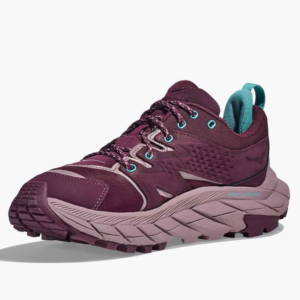 Hoka Women's Anacapa Low GTX Hiking Shoe - Grape Wine/Elderberry- Regular (B) 4 Hoka Women's Anacapa Low GTX Hiking Shoe - Grape Wine/Elderberry- Regular (B) - Image 2