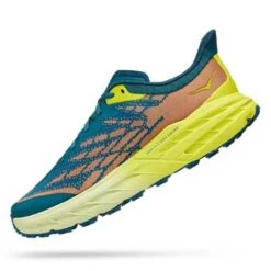 Hoka Men's Speedgoat 5 Trail Shoes - Blue Coral/Evening Primrose - Regular (D) 11 Hoka Men's Speedgoat 5 Trail Shoes - Blue Coral/Evening Primrose - Regular (D) -Sports Store 1123157 BCEP 4