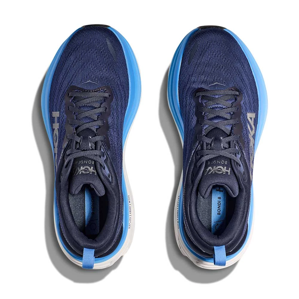 Hoka Men's Bondi 8 Running Shoe - Outer Space/All Aboard - Wide (2E) 9 Hoka Men's Bondi 8 Running Shoe - Outer Space/All Aboard - Wide (2E) - Image 7