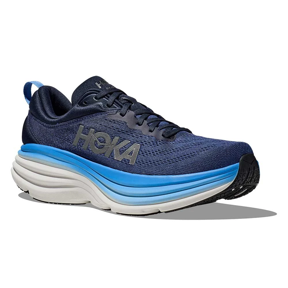 Hoka Men's Bondi 8 Running Shoe - Outer Space/All Aboard - Wide (2E) 4 Hoka Men's Bondi 8 Running Shoe - Outer Space/All Aboard - Wide (2E) - Image 2