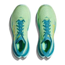 Hoka Men's Mach 5 Running Shoe - Lime Glow/Ocean Mist - Regular (D) -Sports Store 1127893 LGOM 2
