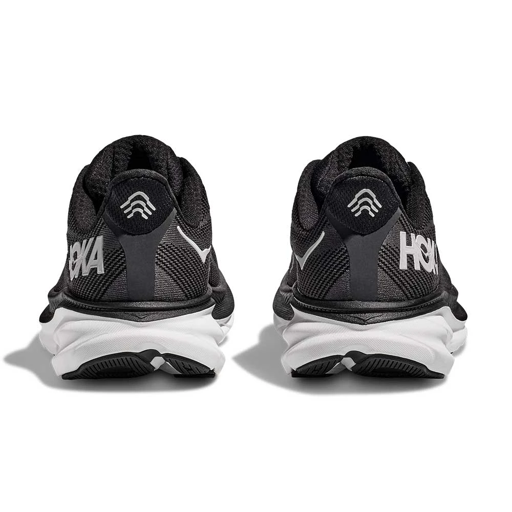 Hoka Women's Clifton 9 Running Shoe - Black/White - Wide (D) 9 Hoka Women's Clifton 9 Running Shoe - Black/White - Wide (D) - Image 7