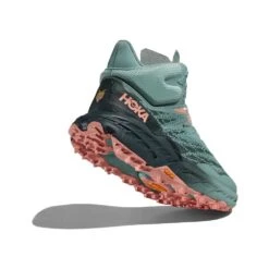 Hoka Women's Speedgoat 5 Mid GTX Trail Running Shoe - Agave/Spruce - Regular (B) -Sports Store 1127919 ASPR 4