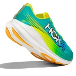Hoka Unisex Rocket X 2 Running Shoe - Ceramic/Evening Primrose - Regular (D) -Sports Store 1127927 CEPR 4