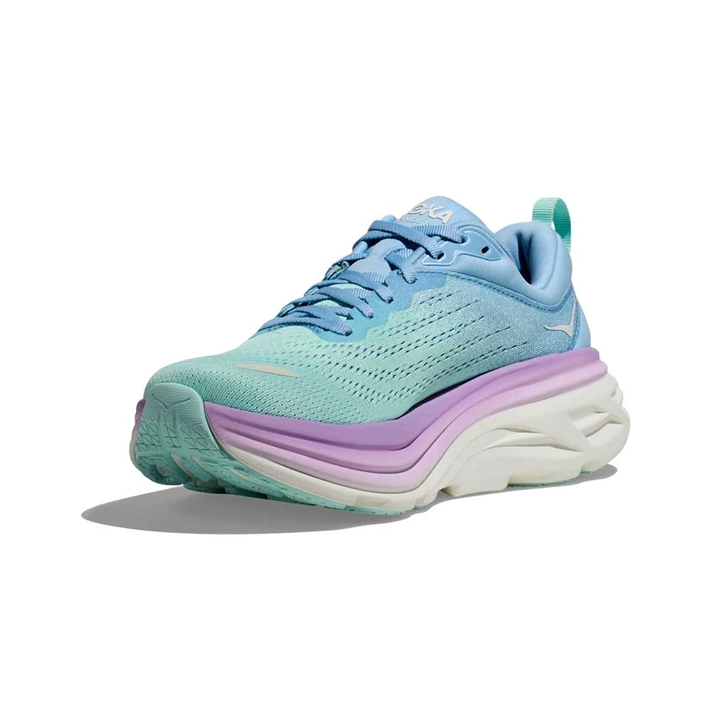 Hoka Women's Bondi 8 Running Shoe - Airy Blue/Sunlit Ocean - Regular (B) 4 Hoka Women's Bondi 8 Running Shoe - Airy Blue/Sunlit Ocean - Regular (B) - Image 2