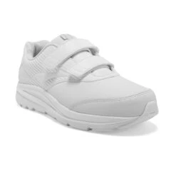 BROOKS Women's Addiction Walker VStrap 2 Walking Shoe -White/White- Wide (D) -Sports Store 120309 142 A Addiction Walker V Strap 2 56ec2654 9ce0 491f a606 0523a10b8642