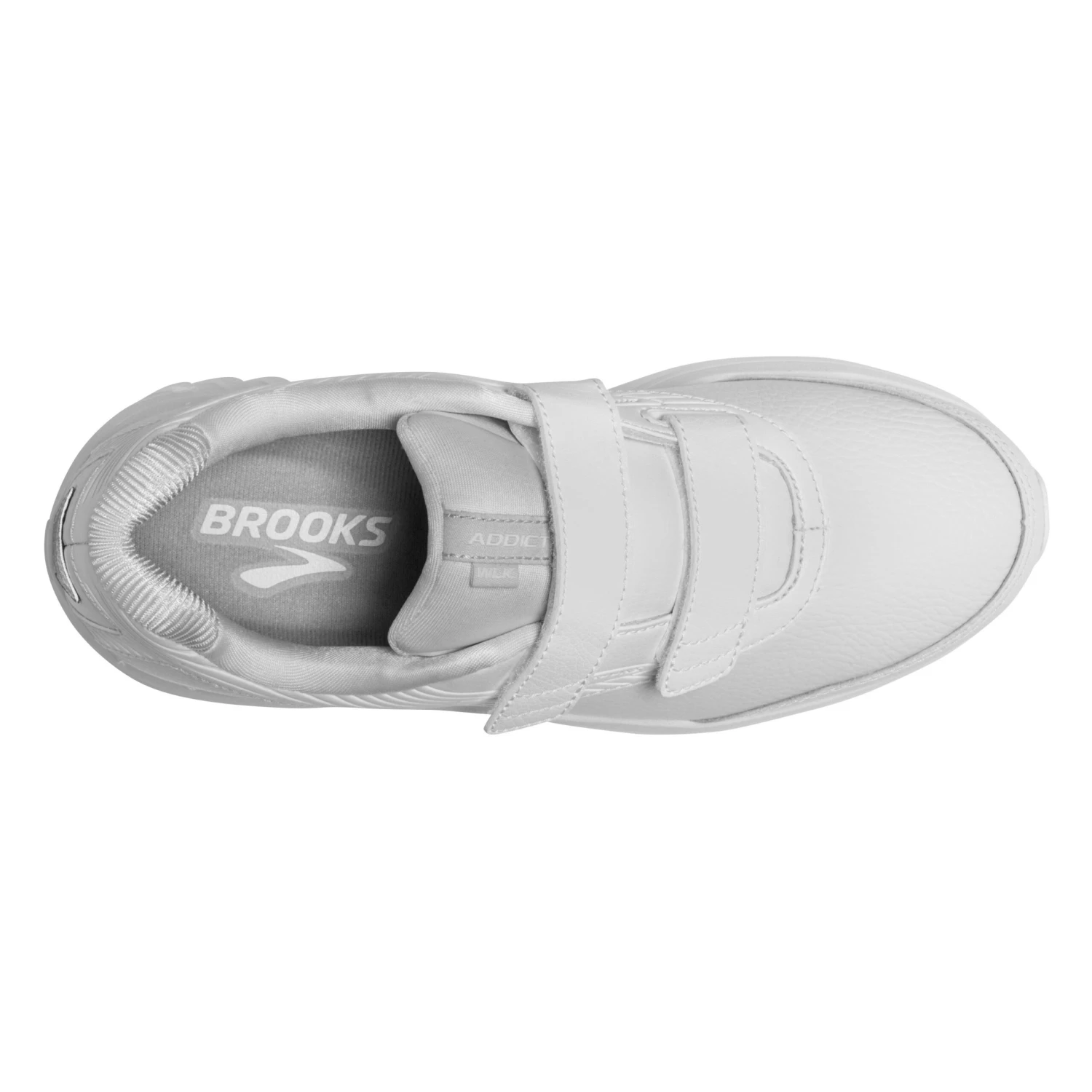 BROOKS Women's Addiction Walker VStrap 2 Walking Shoe - White/White- Regular (B) 7 BROOKS Women's Addiction Walker VStrap 2 Walking Shoe - White/White- Regular (B) - Image 5
