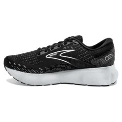 BROOKS Women's Glycerin 20 Running Shoe - Black/White/Alloy - Regular (B) -Sports Store 120369 059 M Glycerin 20