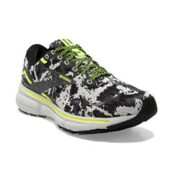 BROOKS Women's Ghost 15 Camo Running Shoe - Black/Ebony/Nightlife - Regular (B) -Sports Store 120380 029 A Ghost 15