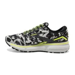 BROOKS Women's Ghost 15 Camo Running Shoe - Black/Ebony/Nightlife - Regular (B) -Sports Store 120380 029 M Ghost 15