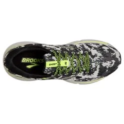 BROOKS Women's Ghost 15 Camo Running Shoe - Black/Ebony/Nightlife - Regular (B) -Sports Store 120380 029 O Ghost 15