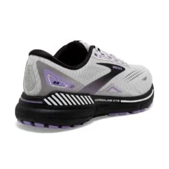 BROOKS Women's Adrenaline GTS 23 Running Shoe - Grey/Black/Purple- Regular (B) -Sports Store 120381 039 H Adrenaline GTS 23 1