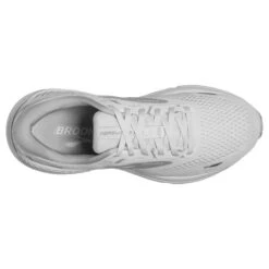BROOKS W Adrenaline GTS 23 - White/Oyster/Silver -Sports Store 120381 104 O Adrenaline GTS 23