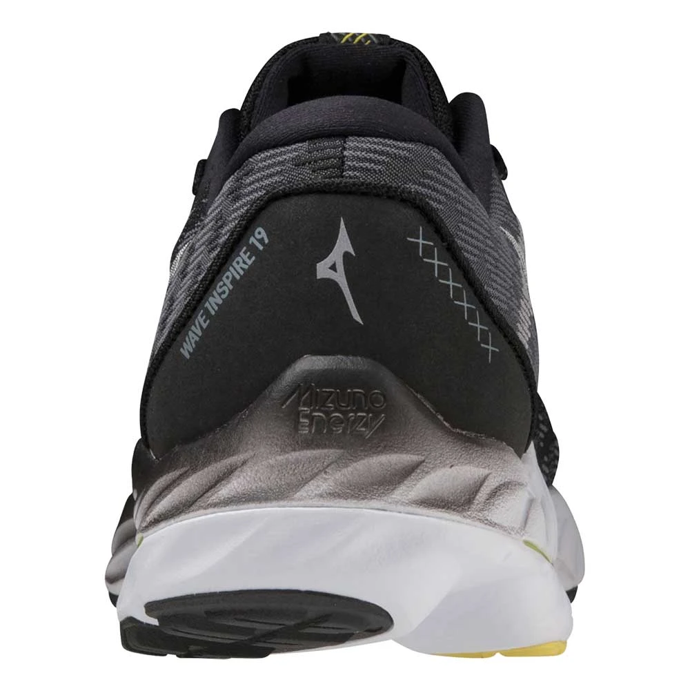 Mizuno Men's Wave Inspire 19 SSW Running Shoe- Black/Nimbus Cloud- Regular (D) 7 Mizuno Men's Wave Inspire 19 SSW Running Shoe- Black/Nimbus Cloud- Regular (D) - Image 5