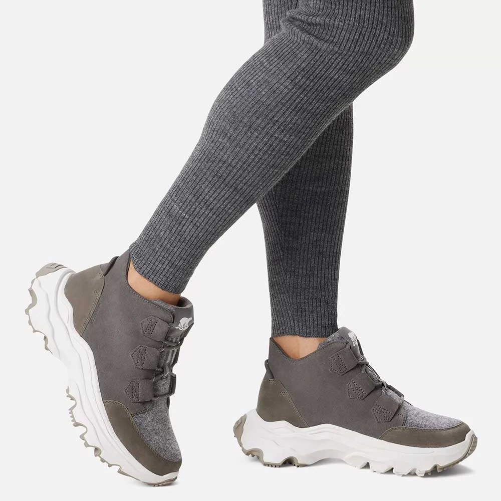 Sorel Women's Kinetic Breakthru Caribou WP Boot- Quarry- Regular (B) 6 Sorel Women's Kinetic Breakthru Caribou WP Boot- Quarry- Regular (B) - Image 4