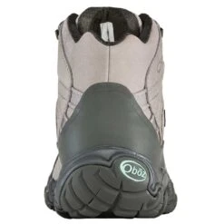 Oboz Women's Bridger Mid B-DRY Hiking Shoe- Frost Gray -Sports Store 22102 Womens Bridger Mid B DRY FrostGray back 86104