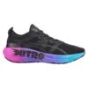 Men's Foreverrun Nitro Sunset Running Shoe - Puma Black/Luminous Blue/Electric Orchid- Regular (D) -Sports Store 23PUMMFRVRRNNTRSNMNS Black Blue
