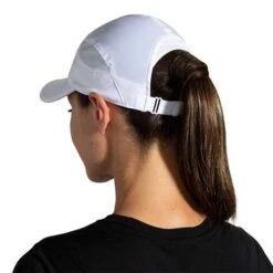 BROOKS Unisex Chaser Hat - White -Sports Store 280456 100 MB Chaser Hat