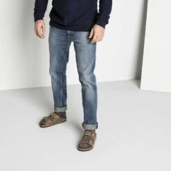 Birkenstock Arizona Cork Tobacco Brown Oiled Leather Sandal- Regular/Wide -Sports Store 352203 f look m